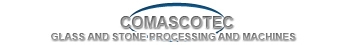 Logo Comascotec. Used stone machines